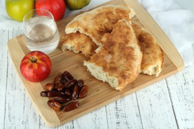 Ramazan tablonun kavramsal fotoğraf