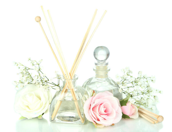 Aromatic sticks for home isolated on white