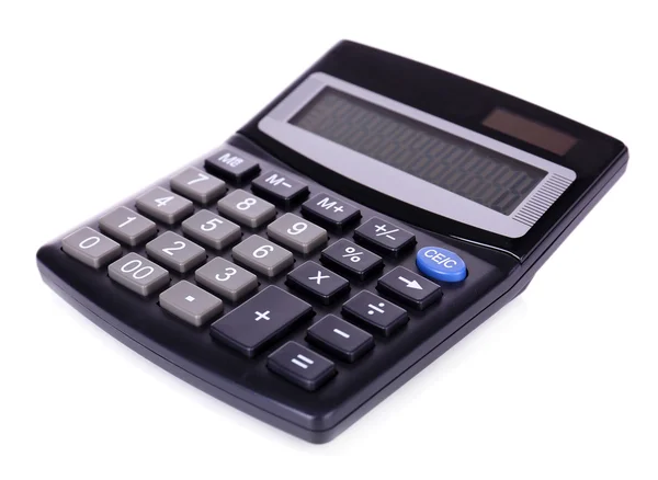 Digital calculator isolated on white — Stock Photo, Image