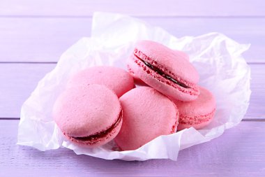 üzerinde tablo yakın çekim yumuşak macaroons