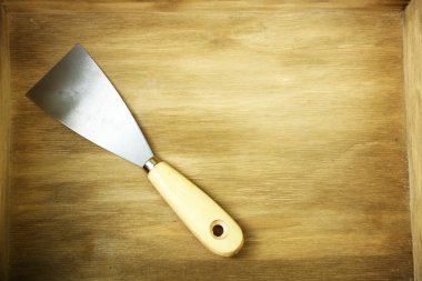 Ahşap kutusunda araç, yakın çekim