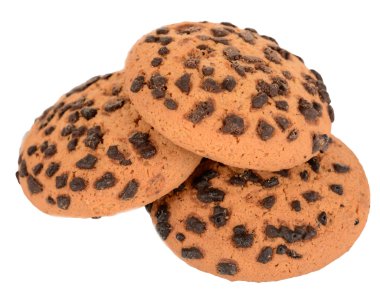 tatlı kurabiye üzerinde beyaz izole