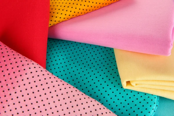 Cloth fabrics close up — Stock Photo, Image