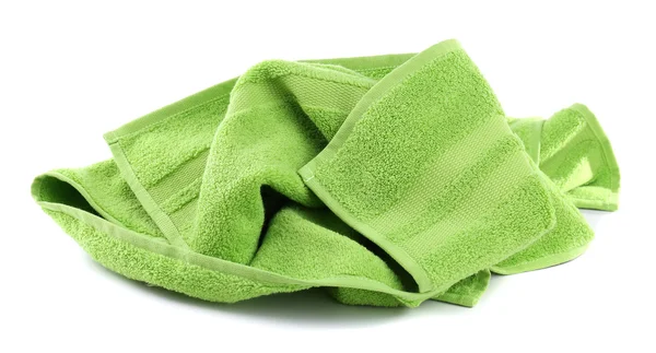 Colorful towel isolated on white — Stock Photo, Image