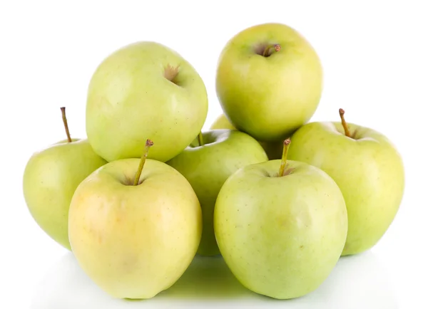 Sappige appels geïsoleerd op wit — Stockfoto