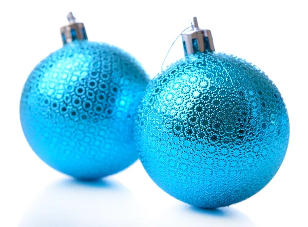Christmas balls, isolated on white — Stock Photo, Image