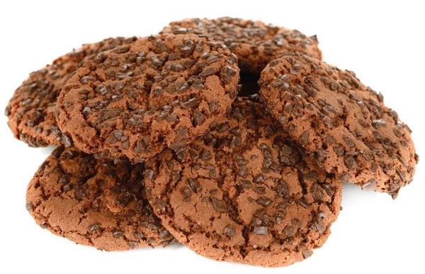 白で隔離される甘いクッキー — ストック写真