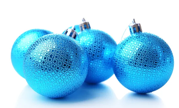 Christmas balls, isolated on white — Stock Photo, Image