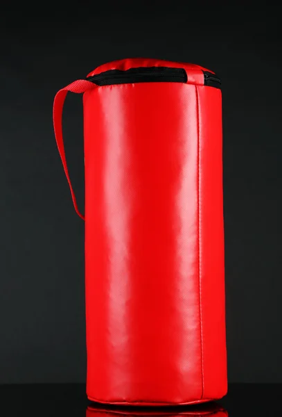 Punching bag, isolated on black — Stock Photo, Image