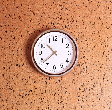 duvar arka plan üzerinde saat