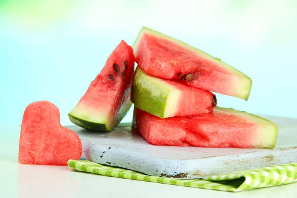 Frische reife Wassermelone, im Freien — Stockfoto