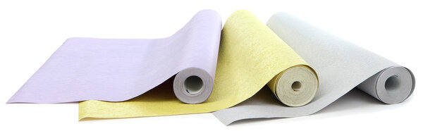 Wallpapers isolated on white