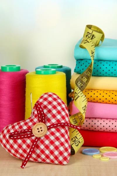 Cloth fabrics close up — Stock Photo, Image
