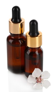 çiçekli beyaz izole aroma yağları