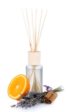 aromatik beyaz izole meyveli koku ile ev için sopa