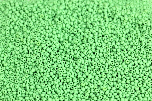 Grüne Perlen Nahaufnahme — Stockfoto
