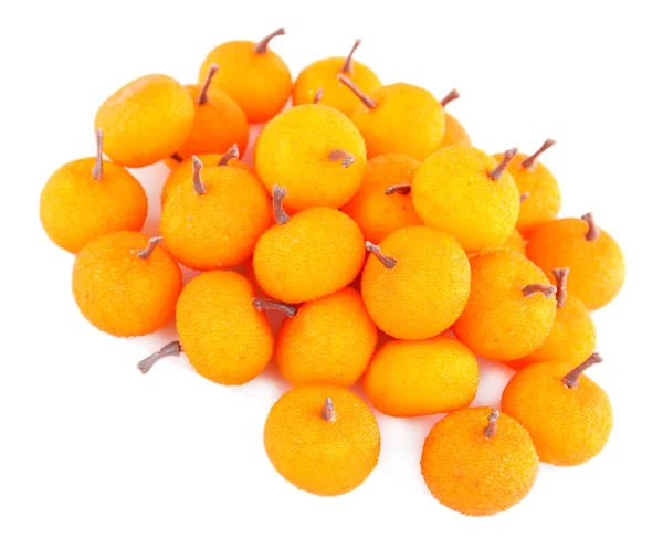 Petites mandarines, isolées sur blanc — Photo