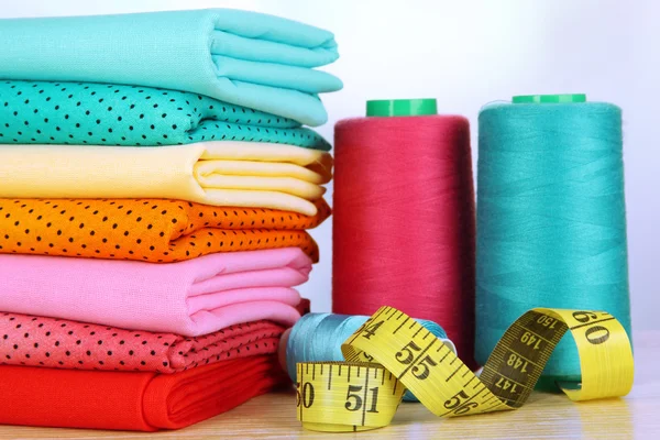 Tkaniny tkaniny z bliska — Zdjęcie stockowe