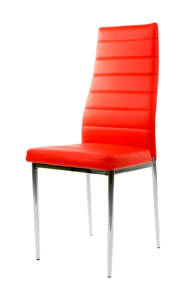 Chaise de couleur moderne, isolée sur blanc — Photo