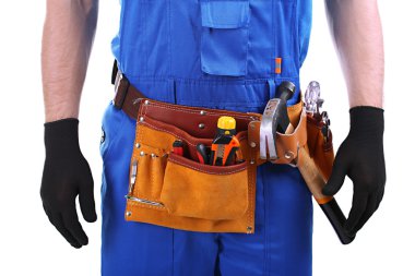 Foreman'ın üzerinde beyaz izole
