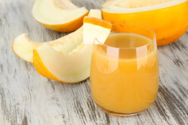 kavun tablo yakın çekim üzerinde lezzetli meyve suyu