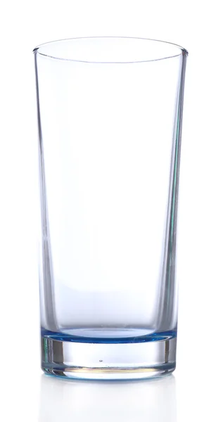 Empty glass, isolated on white — Stock Photo, Image