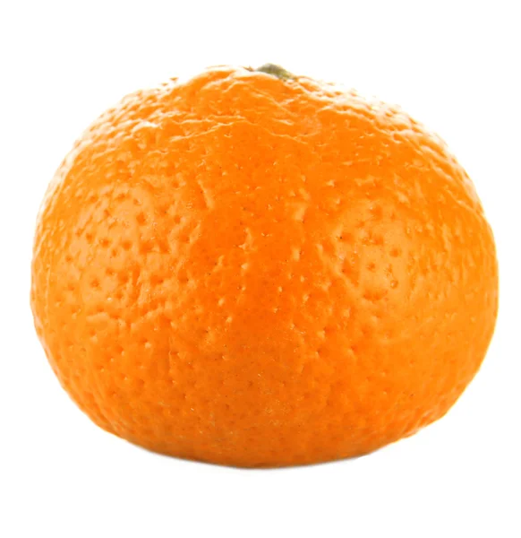 Mandarine mûre isolée sur blanc — Photo