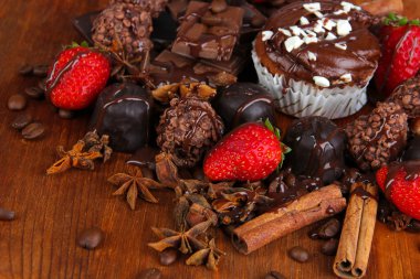 lezzetli kek farklı Tatlılar yakın çekim