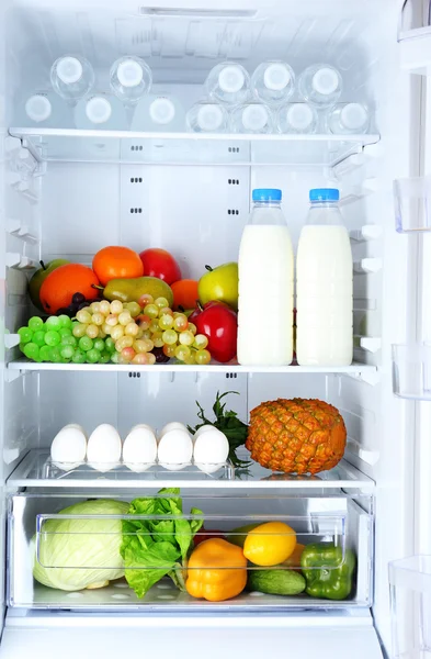 Refrigerator full of food — Stock Photo, Image