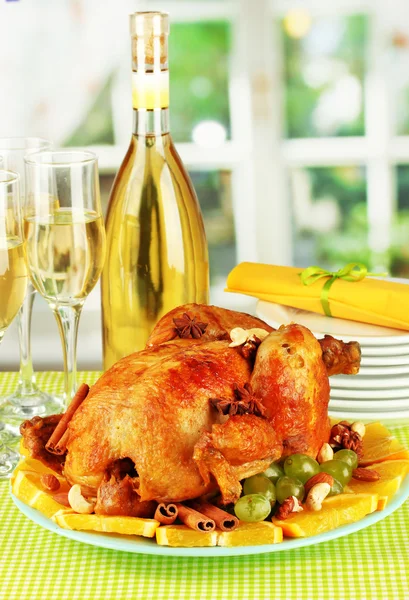 Table setting for Thanksgiving day close-up — Stock Photo, Image