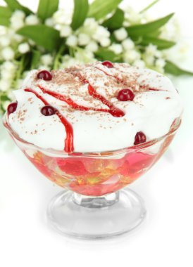 smakelijke gelei geïsoleerd op wit