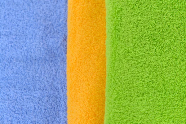 Bright towels close-up — Stock Photo, Image