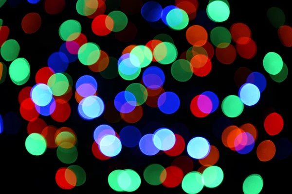 Festive background of lights Stock Photo