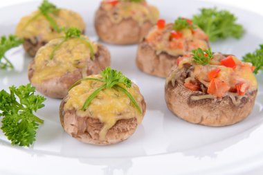 plaka yakın çekim doğum mantar dolması