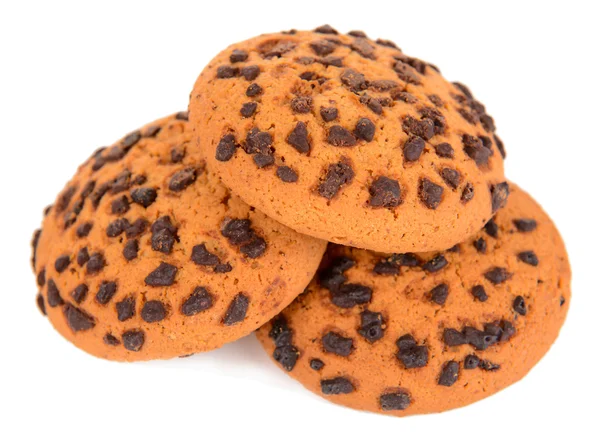 Zoete koekjes geïsoleerd op wit — Stockfoto