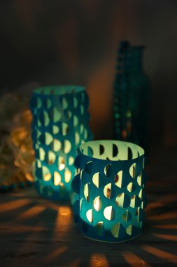 ev dekorasyonu, Masa mum ışığı