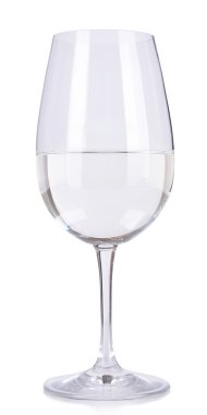 cam üzerine beyaz izole