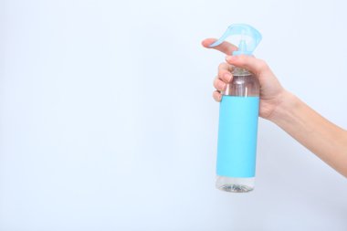 toz boya spreyi el yakın çekim