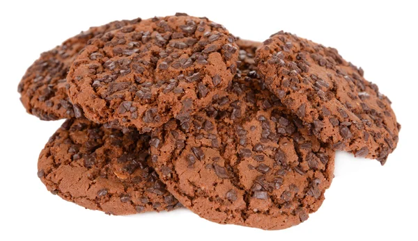 Biscoitos doces isolados em branco — Fotografia de Stock