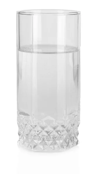 Glas isoliert auf Weiß — Stockfoto