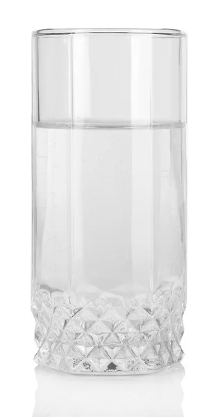 Glas geïsoleerd op wit — Stockfoto