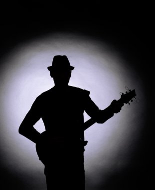 gitarist siluet
