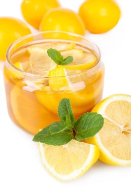 lezzetli limon reçel yakın çekim