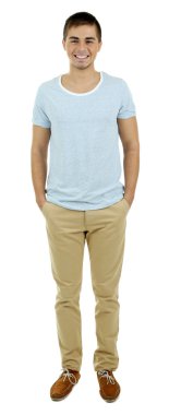 beyaz izole yakışıklı genç