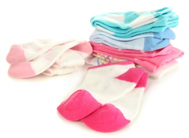 çoraplar beyazda izole