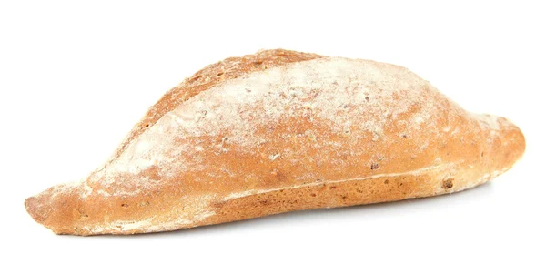 白で隔離され、ホットおいしいパン — ストック写真