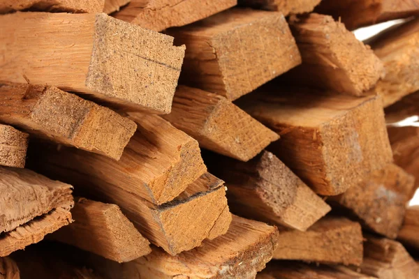 Stapel brandhout close-up — Stockfoto
