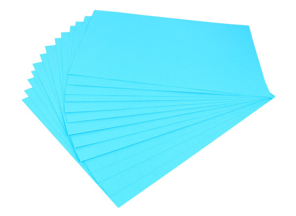 Красочная бумага, изолированная на белом
