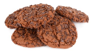 tatlı kurabiye üzerinde beyaz izole