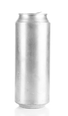 metal bira izole üzerinde beyaz olabilir